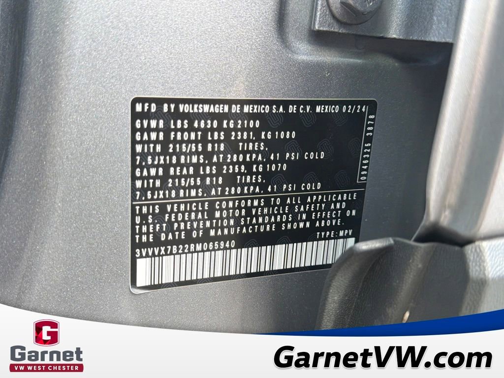 Certified 2024 Volkswagen Taos SE image 30