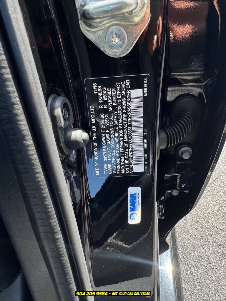 Used 2019 Honda Civic Sport Touring image 33