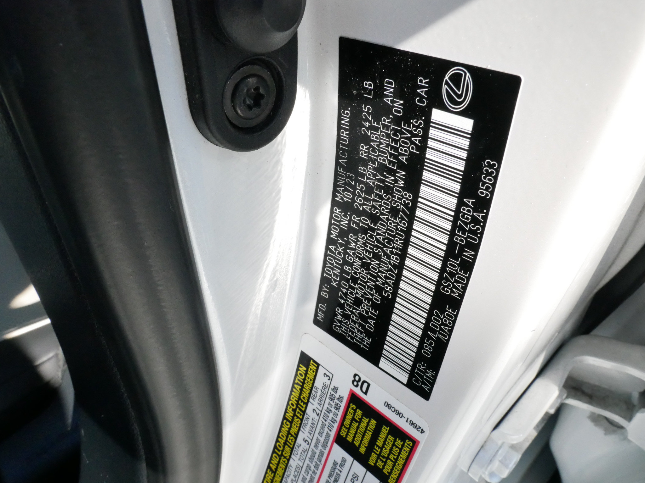 Used 2024 Lexus ES 350 w/ Premium Package FWD image 35