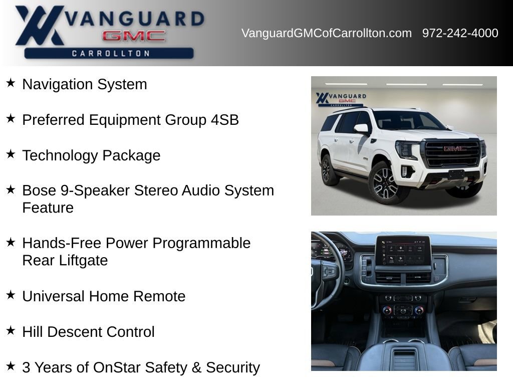 Used 2023 GMC Yukon XL AT4 w/ Technology Package AWD/4WD image 6