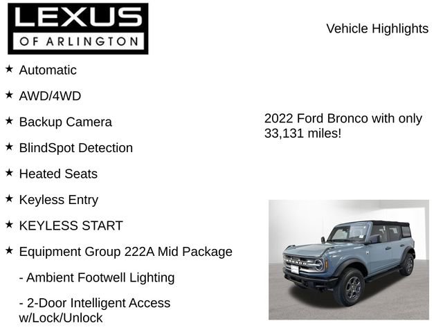 Used 2022 Ford Bronco Big Bend AWD/4WD image 8