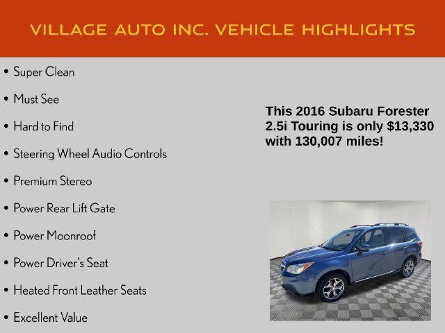 Used 2016 Subaru Forester 2.5i Touring w/ Popular Package #2 AWD/4WD image 7