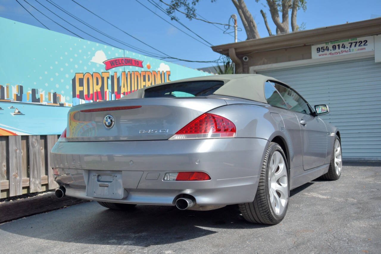 Used 2005 BMW 645Ci Convertible RWD image 25