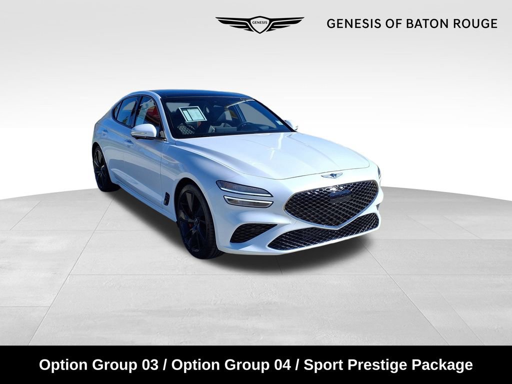 Used 2023 Genesis G70 3.3T w/ Sport Prestige Package RWD image 1