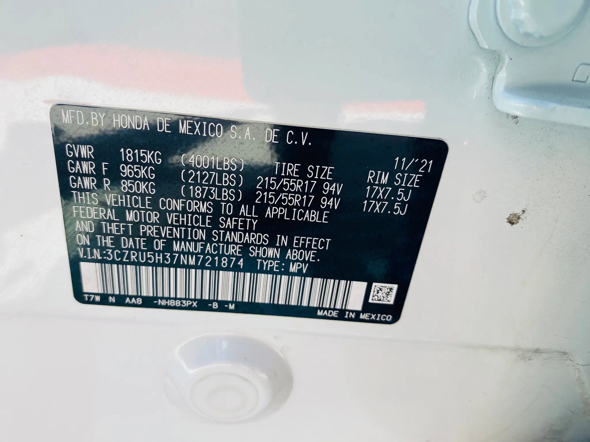 Used 2022 Honda HR-V LX image 25