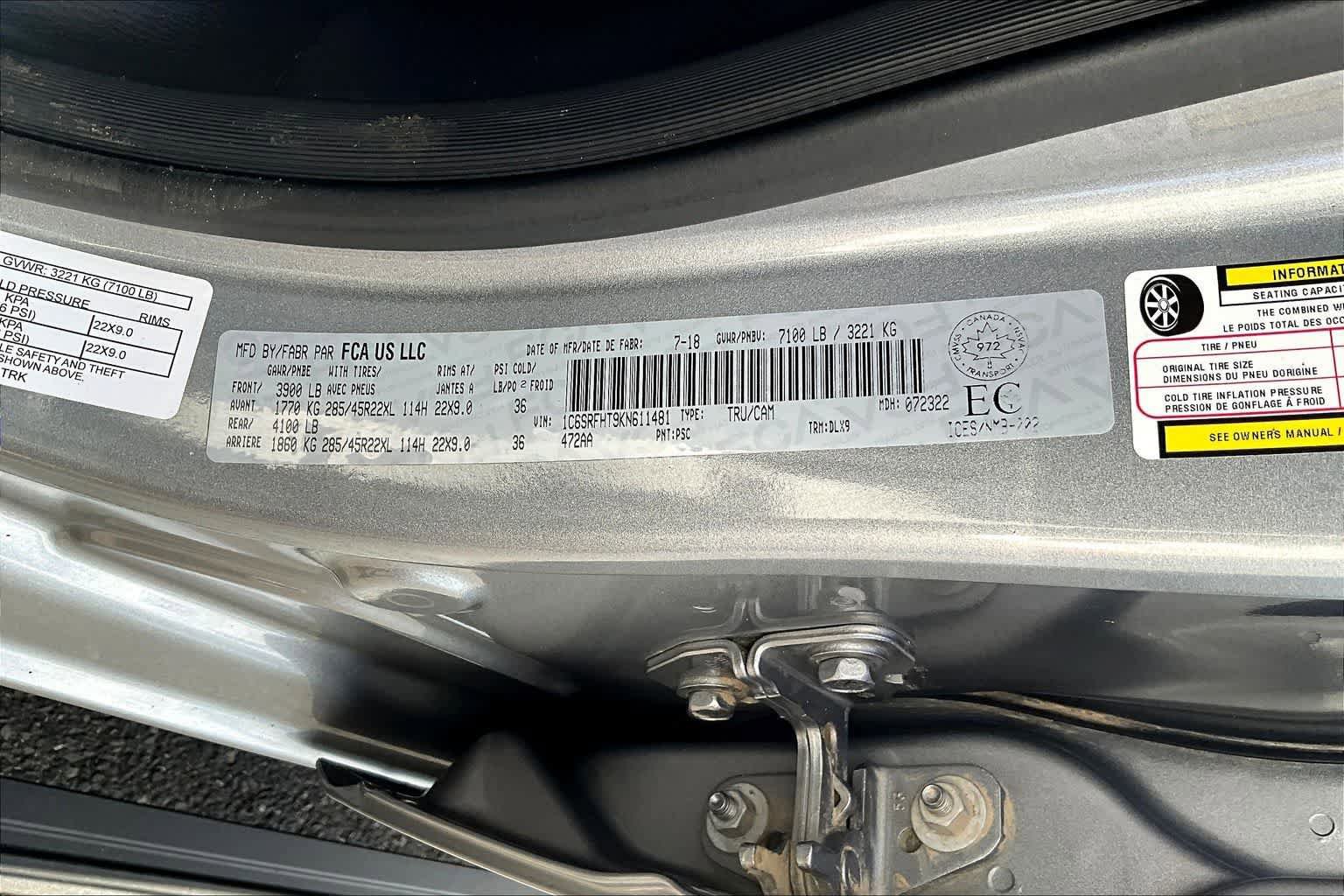 Used 2019 RAM 1500 Limited image 21