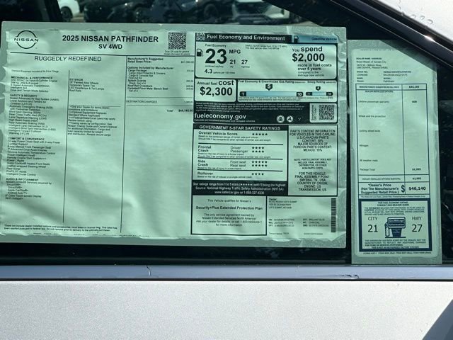 New 2025 Nissan Pathfinder SV w/ Cargo Package image 10