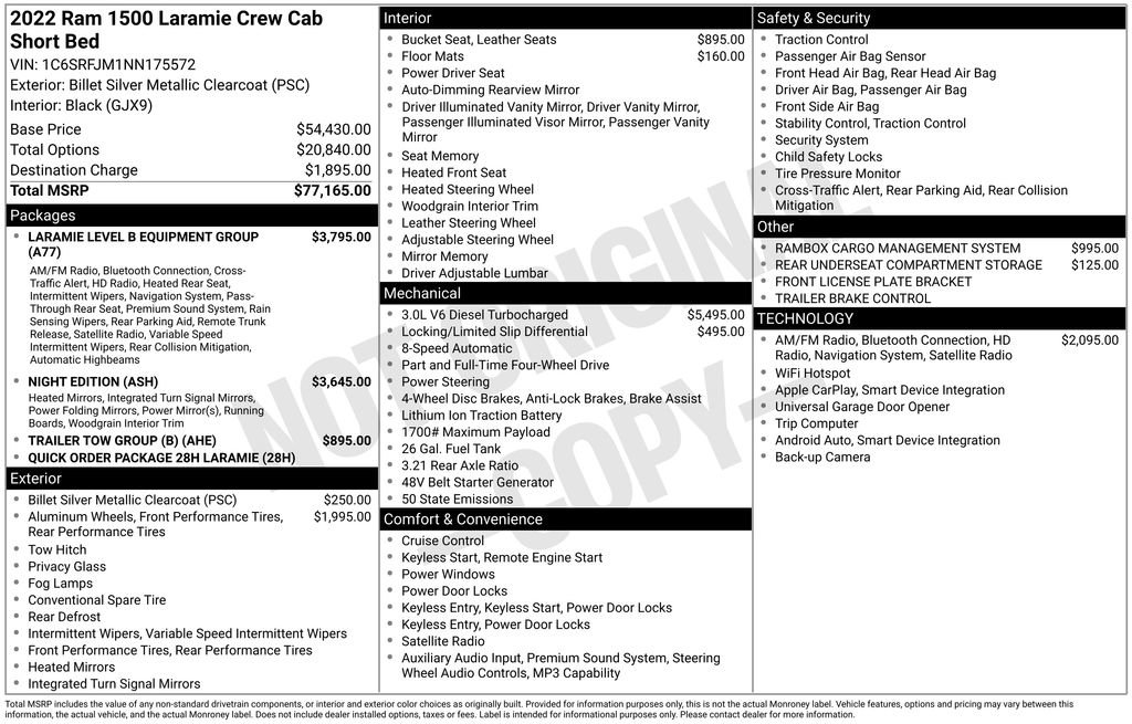 Used 2022 RAM 1500 Laramie image 6