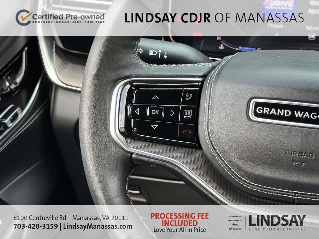 Certified 2024 Jeep Grand Wagoneer Series II Obsidian w/ Quick Order Packagew 28T AWD/4WD image 32