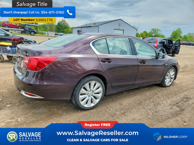Used 2014 Acura RLX Hybrid w/ Technology Package AWD/4WD image 4