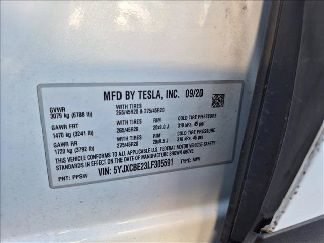 Used 2020 Tesla Model X Long Range AWD/4WD image 27