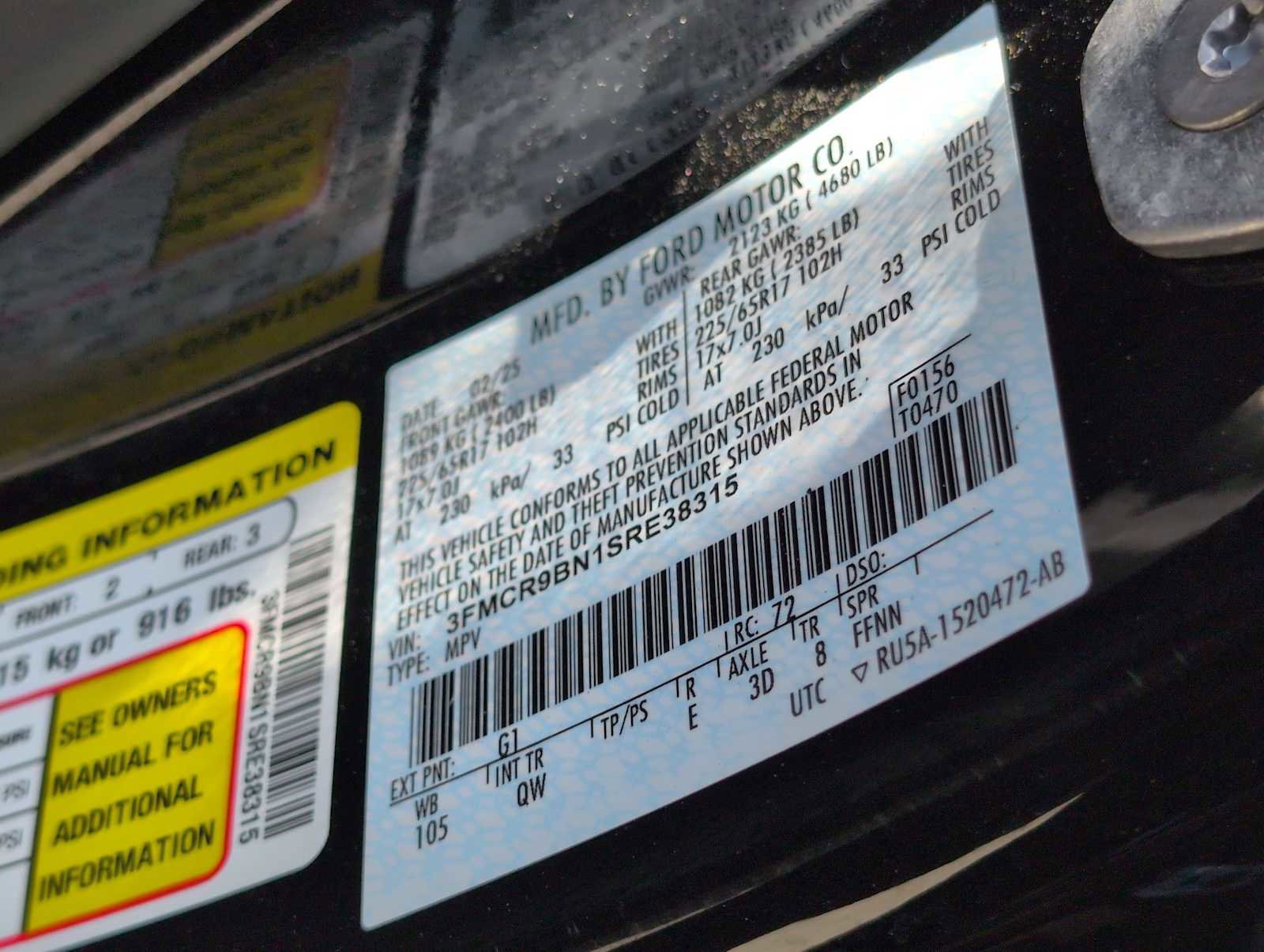 Used 2025 Ford Bronco Sport Big Bend AWD/4WD image 33