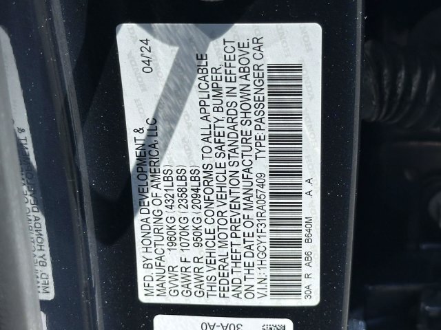 Used 2024 Honda Accord SE image 26