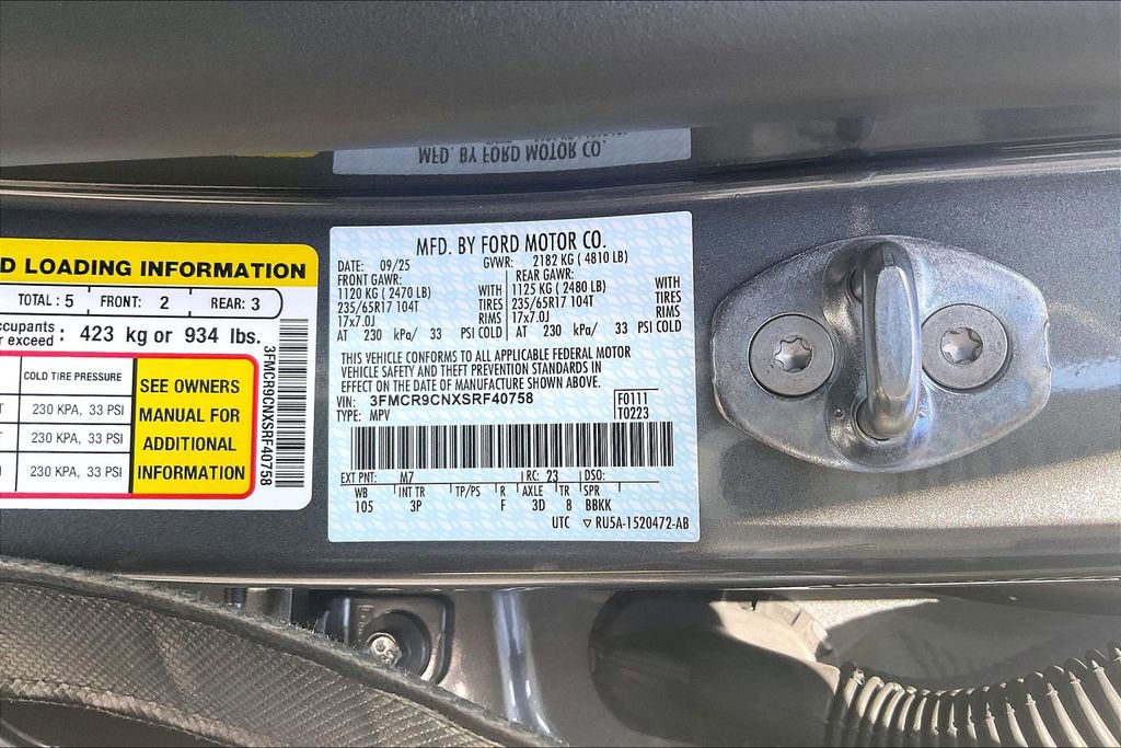 New 2025 Ford Bronco Sport Outer Banks w/ Sasquatch Outer Banks Package image 13