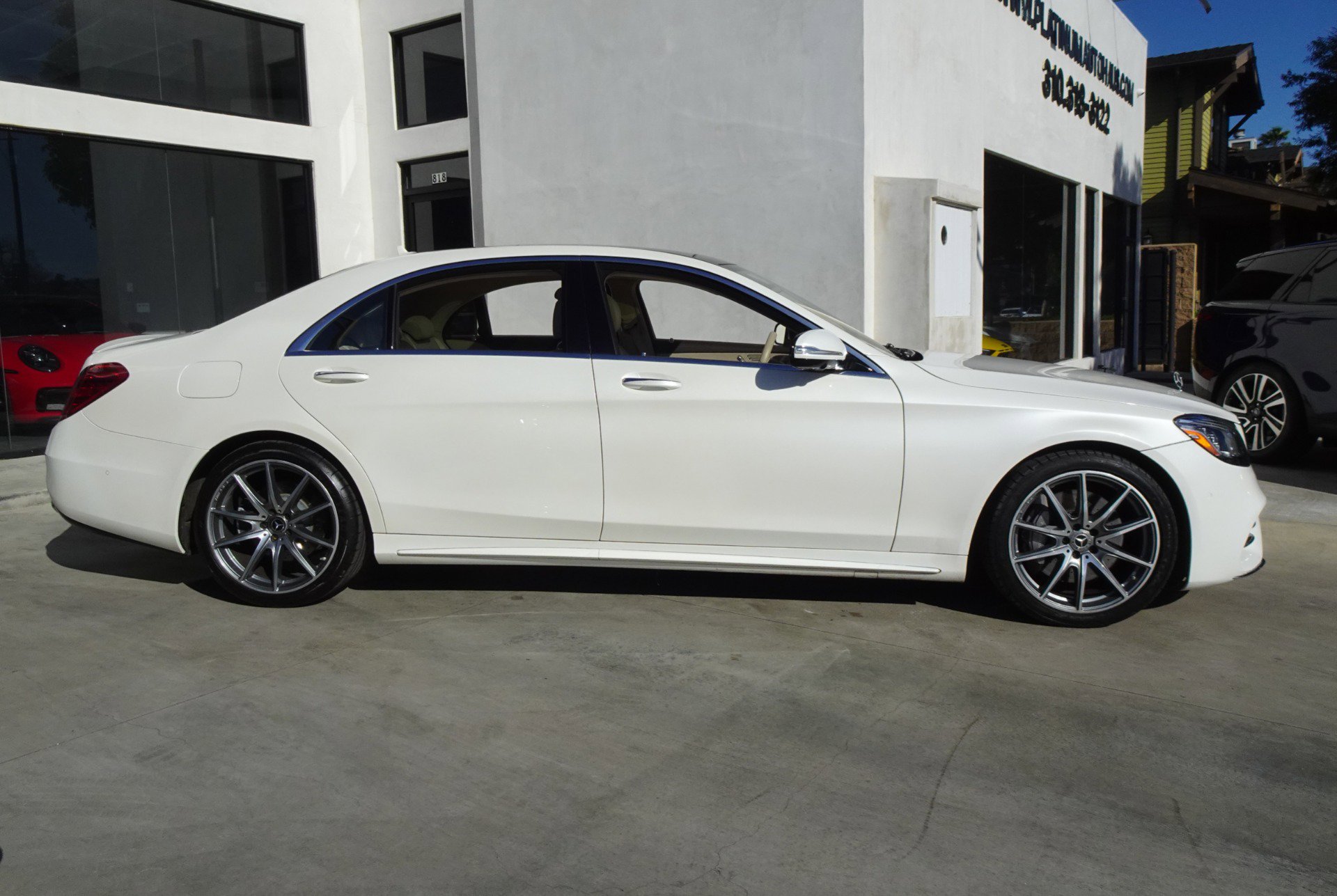 Used 2020 Mercedes-Benz S 450 Sedan w/ AMG Line Exterior image 8