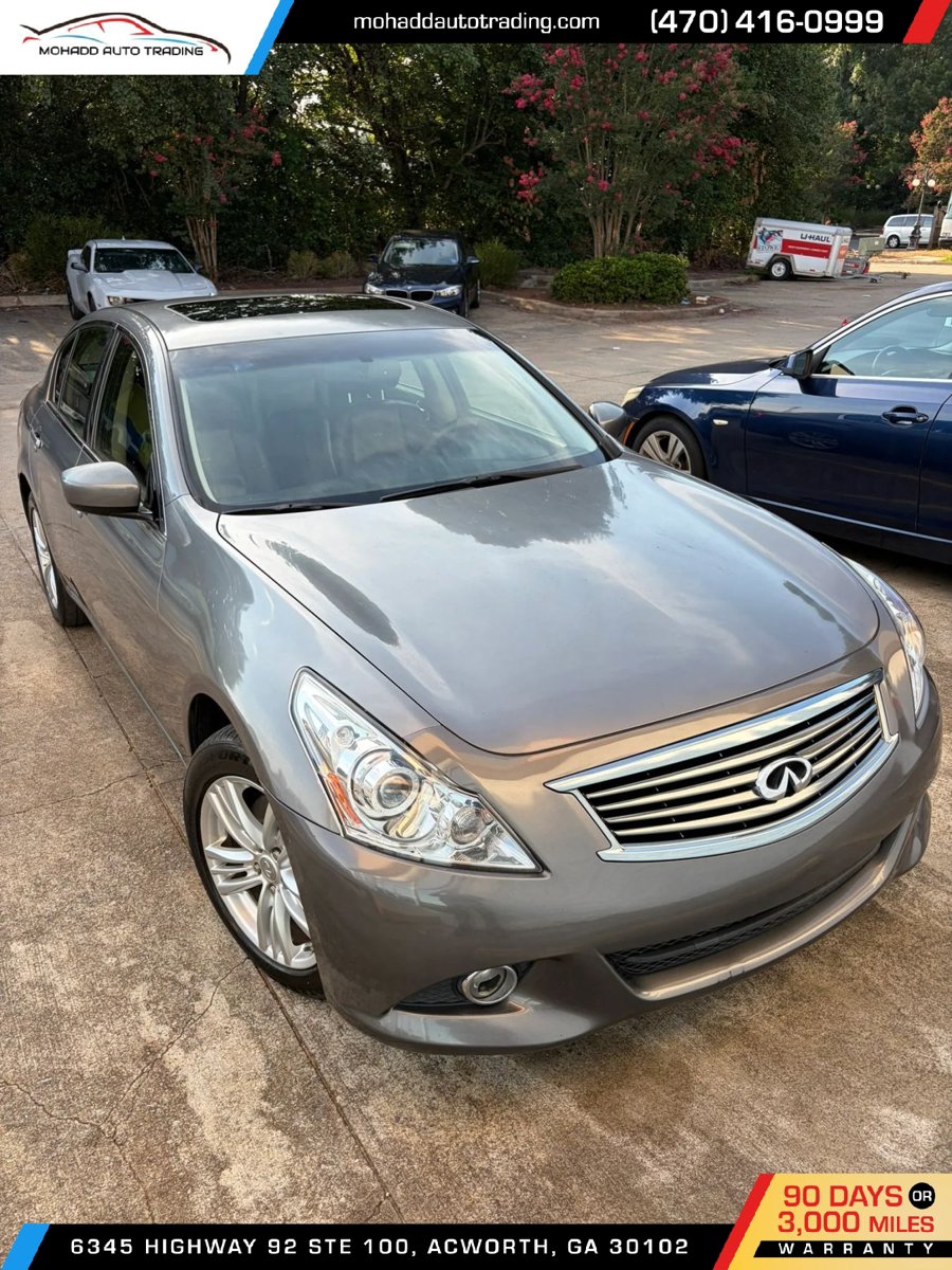 Used 2012 INFINITI G25 x