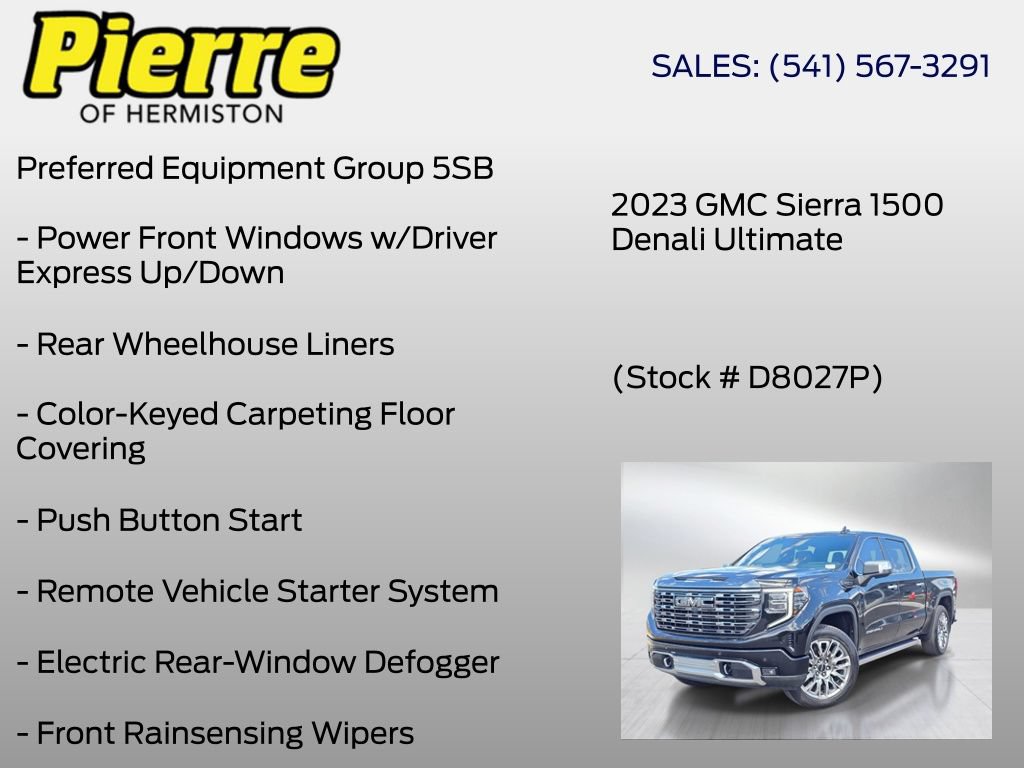 Used 2023 GMC Sierra 1500 Denali Ultimate AWD/4WD image 12