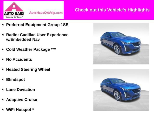 Used 2020 Cadillac CT5 Sport AWD/4WD image 3