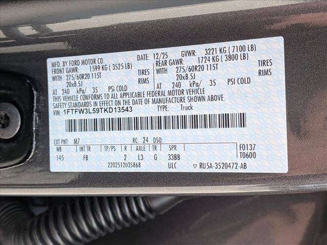 New 2026 Ford F150 XLT w/ Equipment Group 302A MID image 16