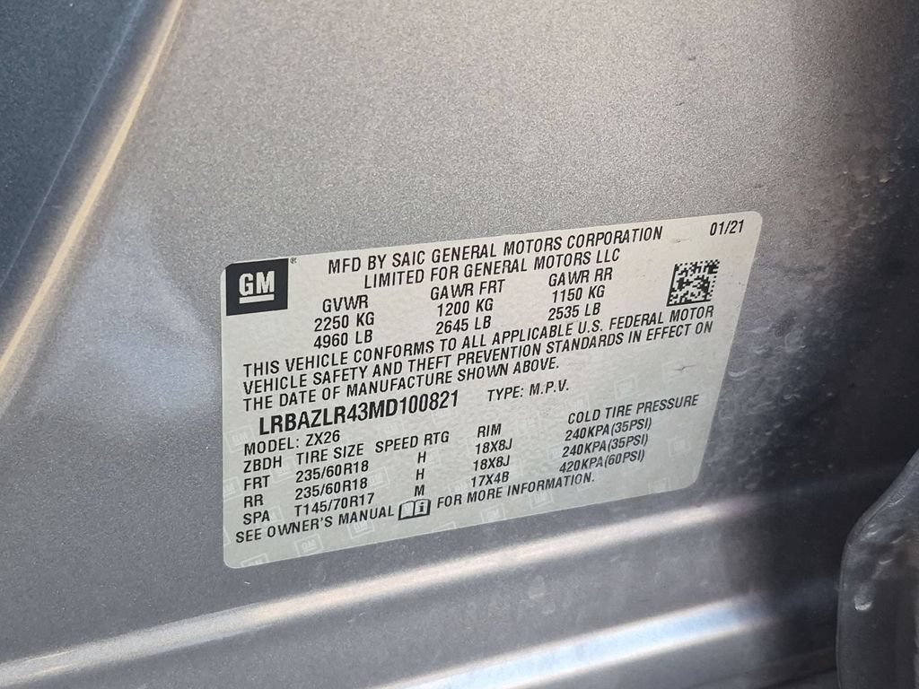 Certified 2021 Buick Envision Preferred FWD image 35