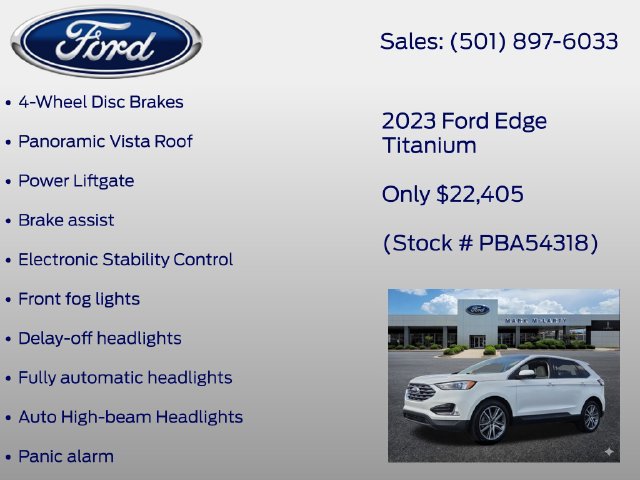 Certified 2023 Ford Edge Titanium AWD/4WD image 26