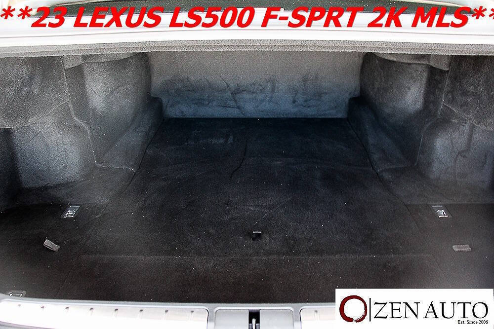 Used 2023 Lexus LS 500 F Sport w/ Cold Weather Package (CK) RWD image 39