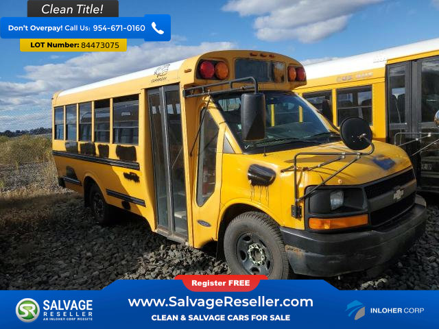 Used 2006 Chevrolet Express 3500 w/ School Bus Package