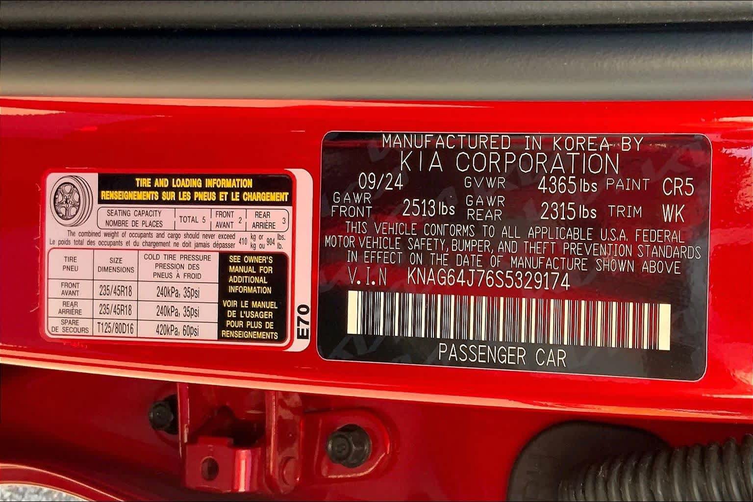 Certified 2025 Kia K5 GT-Line w/ GT-Line Premium Package FWD image 32