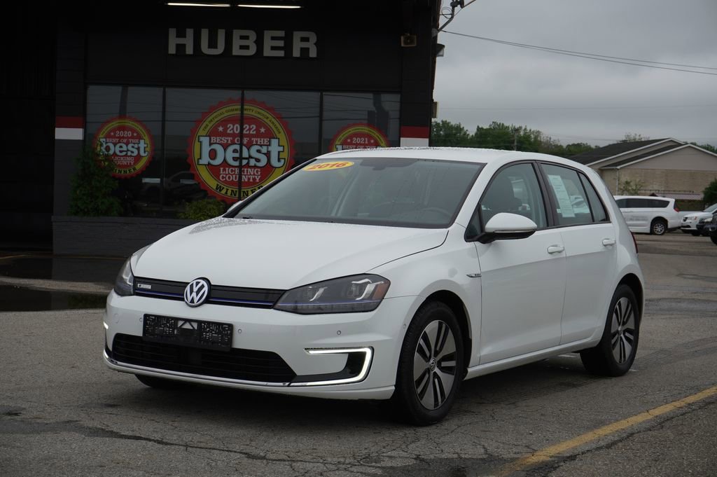 Used 2016 Volkswagen e-Golf SEL Premium w/ Driver Assistance Package FWD image 3