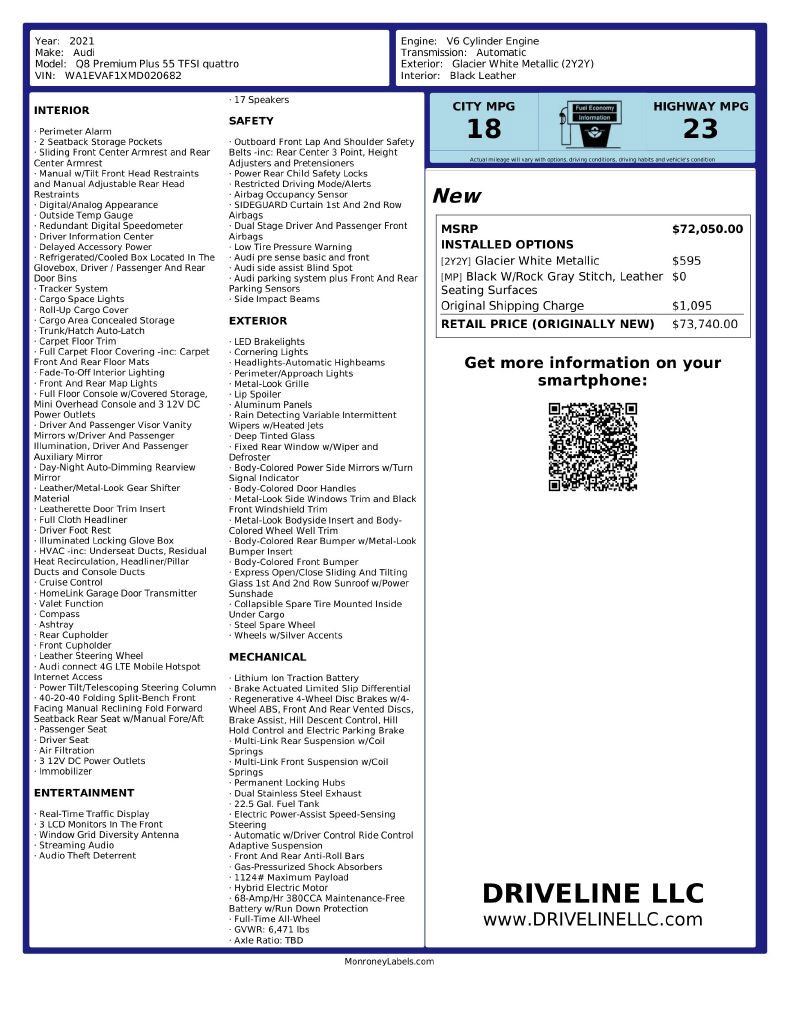 Used 2020 Audi A7 3.0T Premium Plus w/ Premium Plus Package image 3