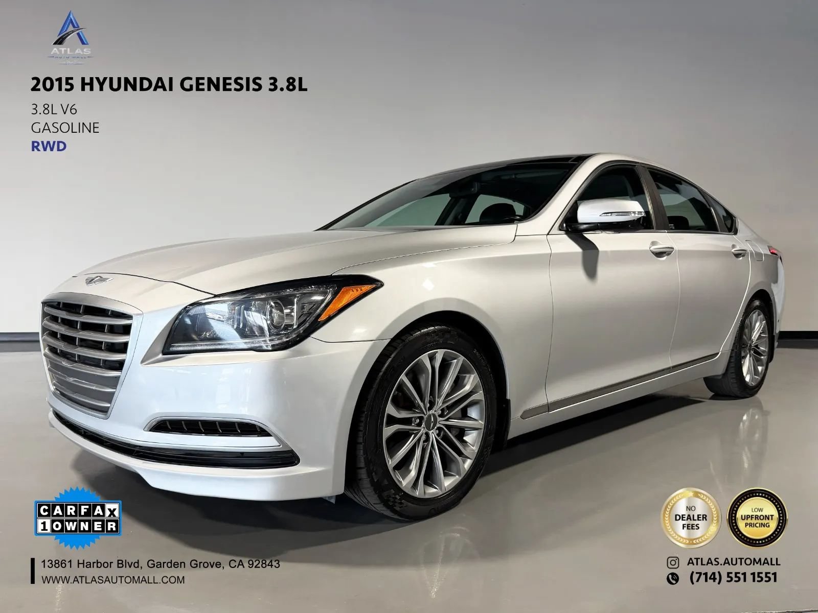 Used 2015 Hyundai Genesis 3.8 w/ Option Group 02