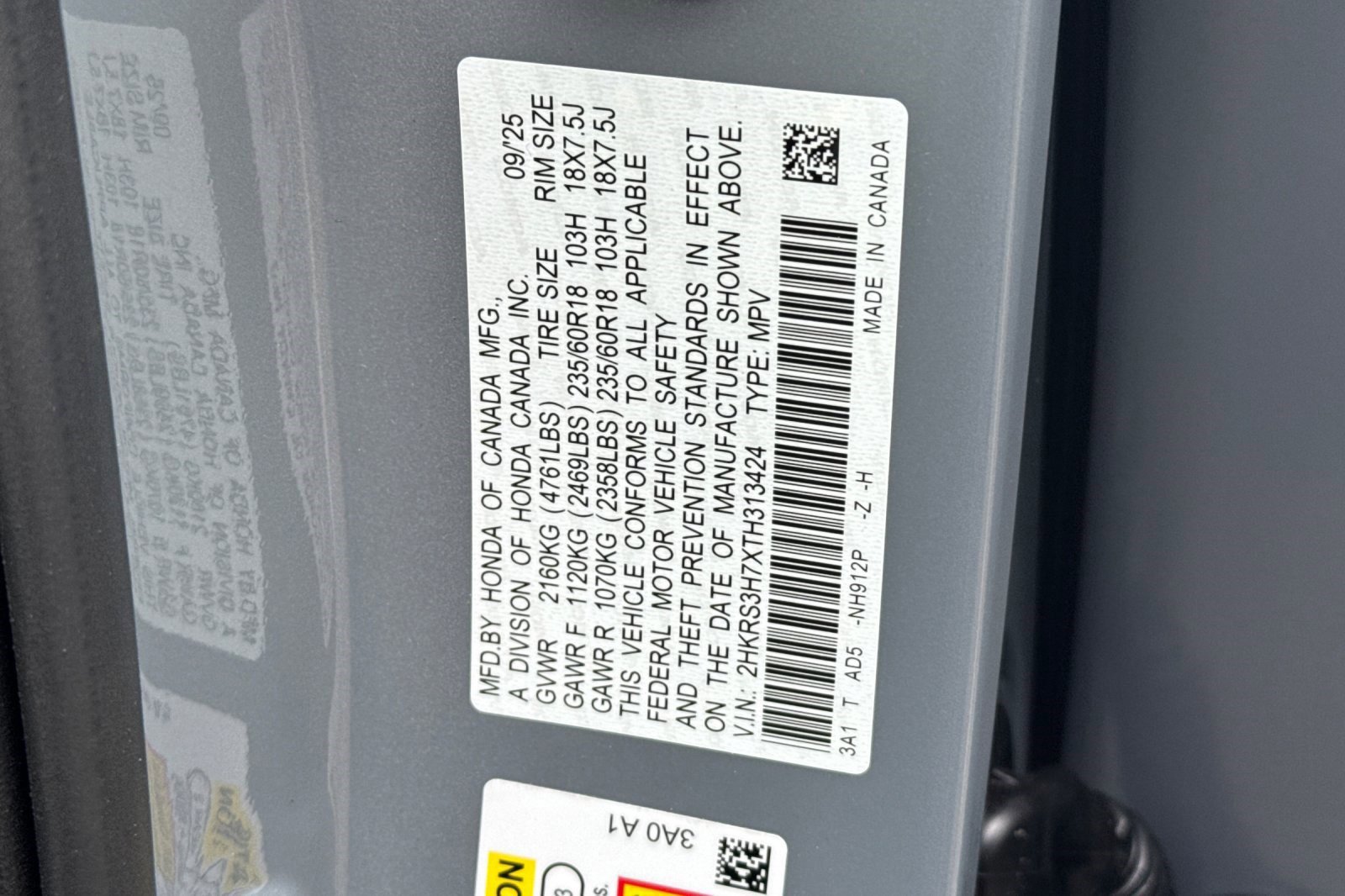 New 2026 Honda CR-V EX-L image 19