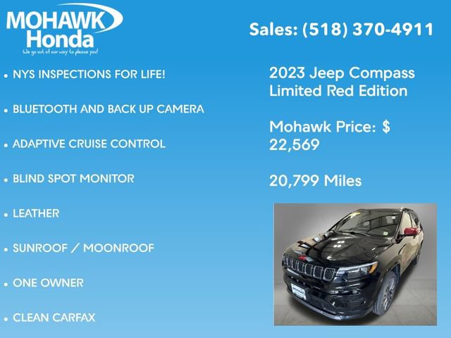Used 2023 Jeep Compass Limited w/ Elite Group for (Red) Edition AWD/4WD image 7