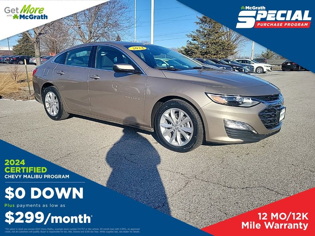 Used 2024 Chevrolet Malibu LT image 1