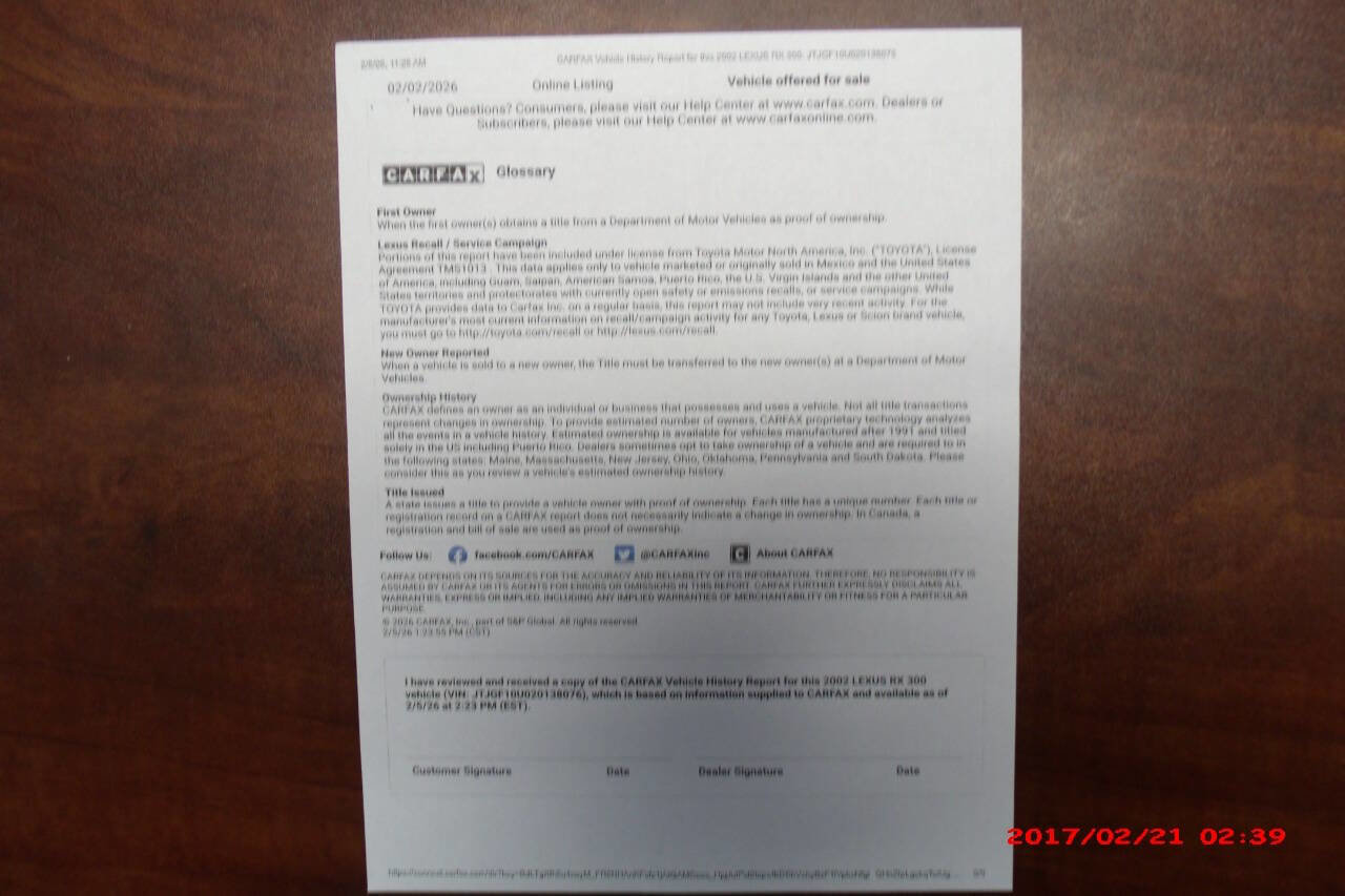 Used 2002 Lexus RX 300 image 30