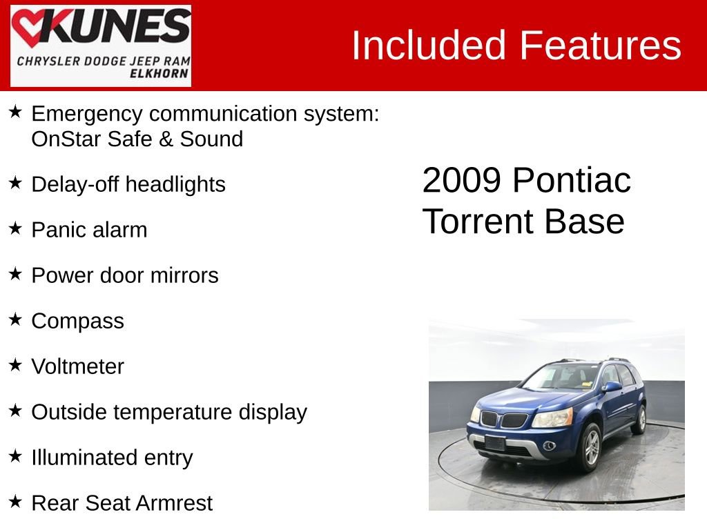 Used 2009 Pontiac Torrent AWD w/ Preferred Package image 4