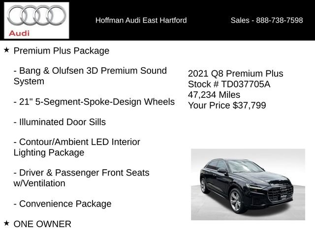 Used 2021 Audi Q8 Premium Plus w/ Premium Plus Package AWD/4WD image 12