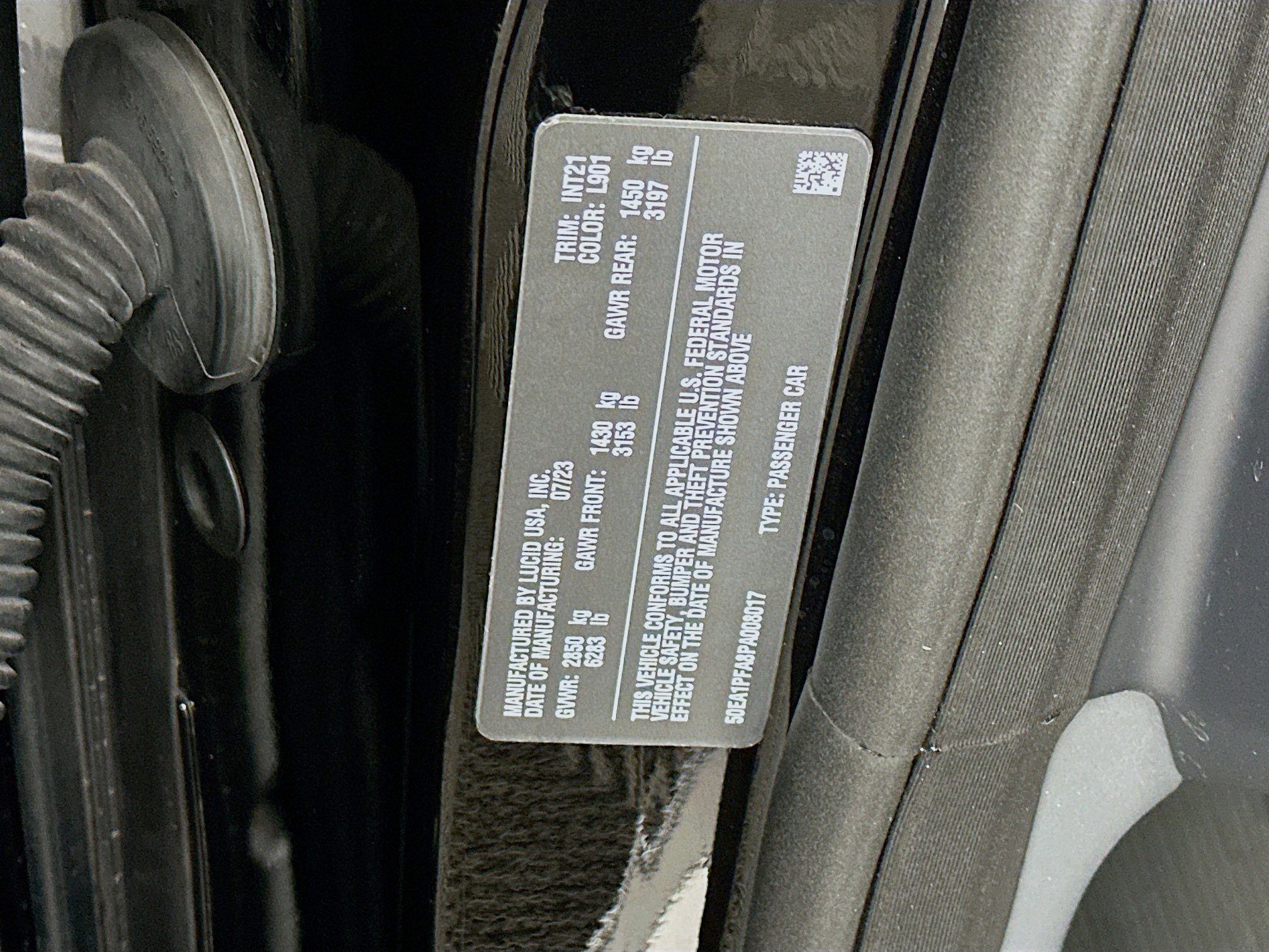 Used 2023 Lucid Air Pure image 12