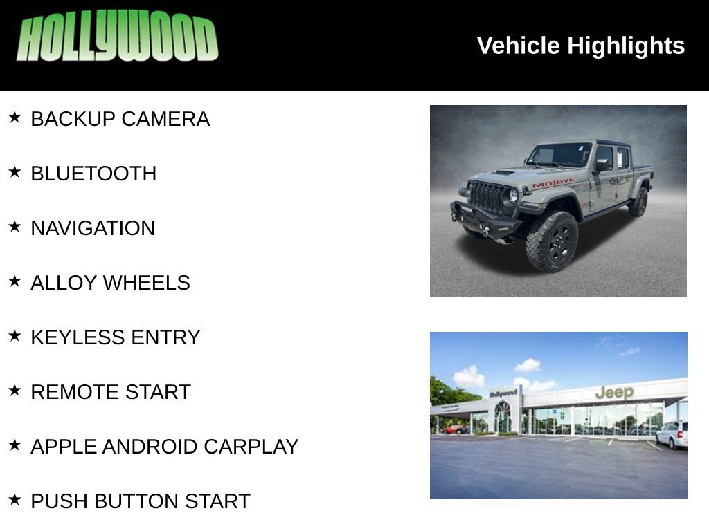 Used 2022 Jeep Gladiator Mojave w/ Trailer Tow Package AWD/4WD image 3
