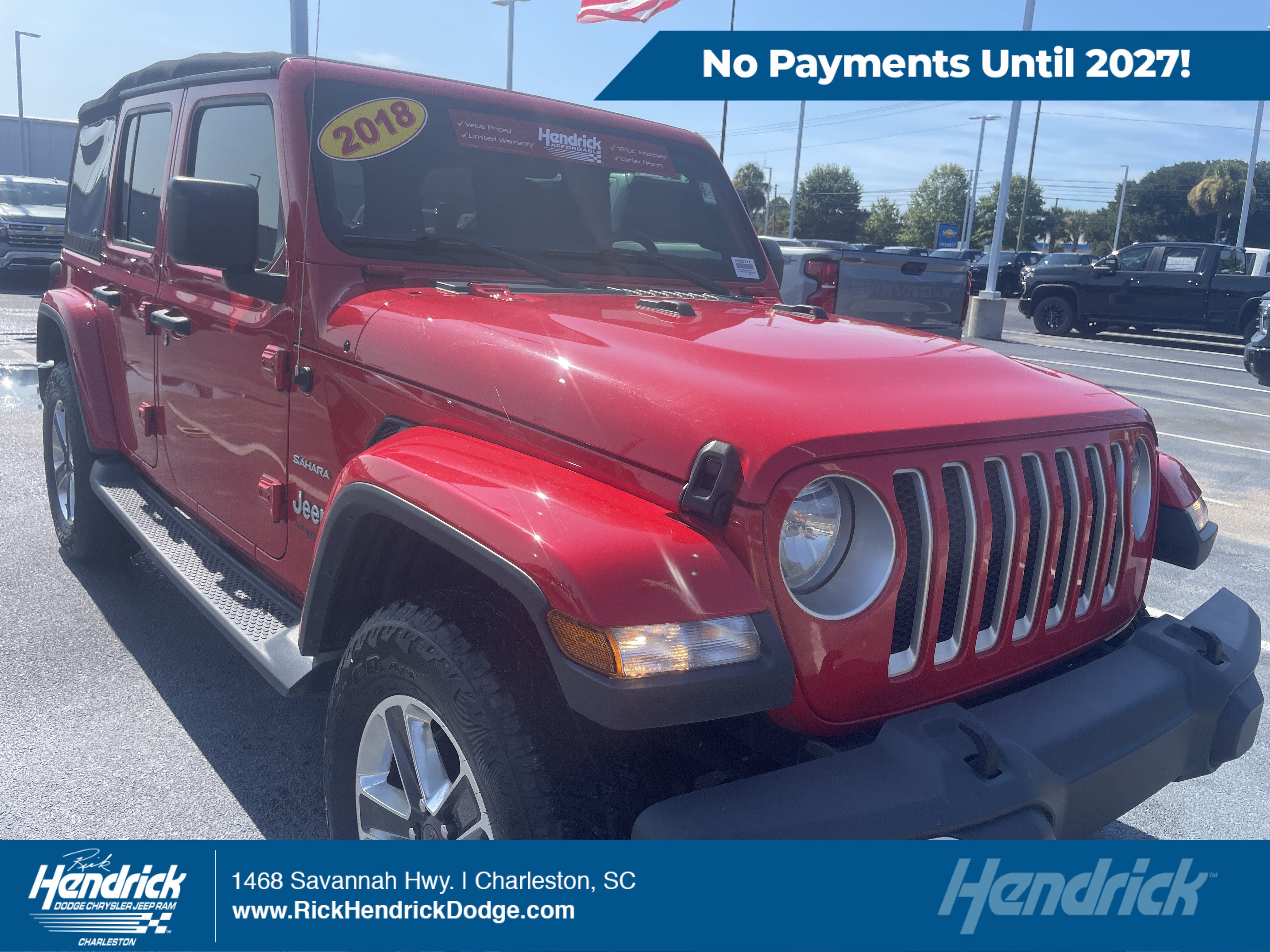 Used 2018 Jeep Wrangler Unlimited Sahara