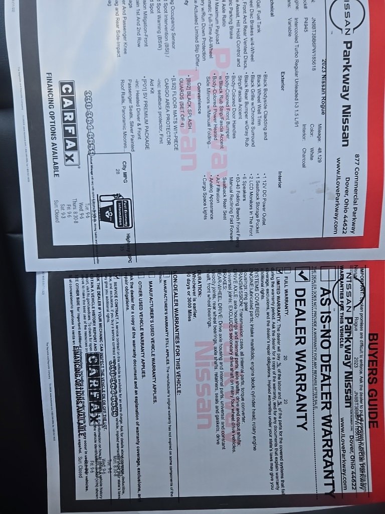 Used 2023 Nissan Rogue SV w/ SV Premium Package image 43