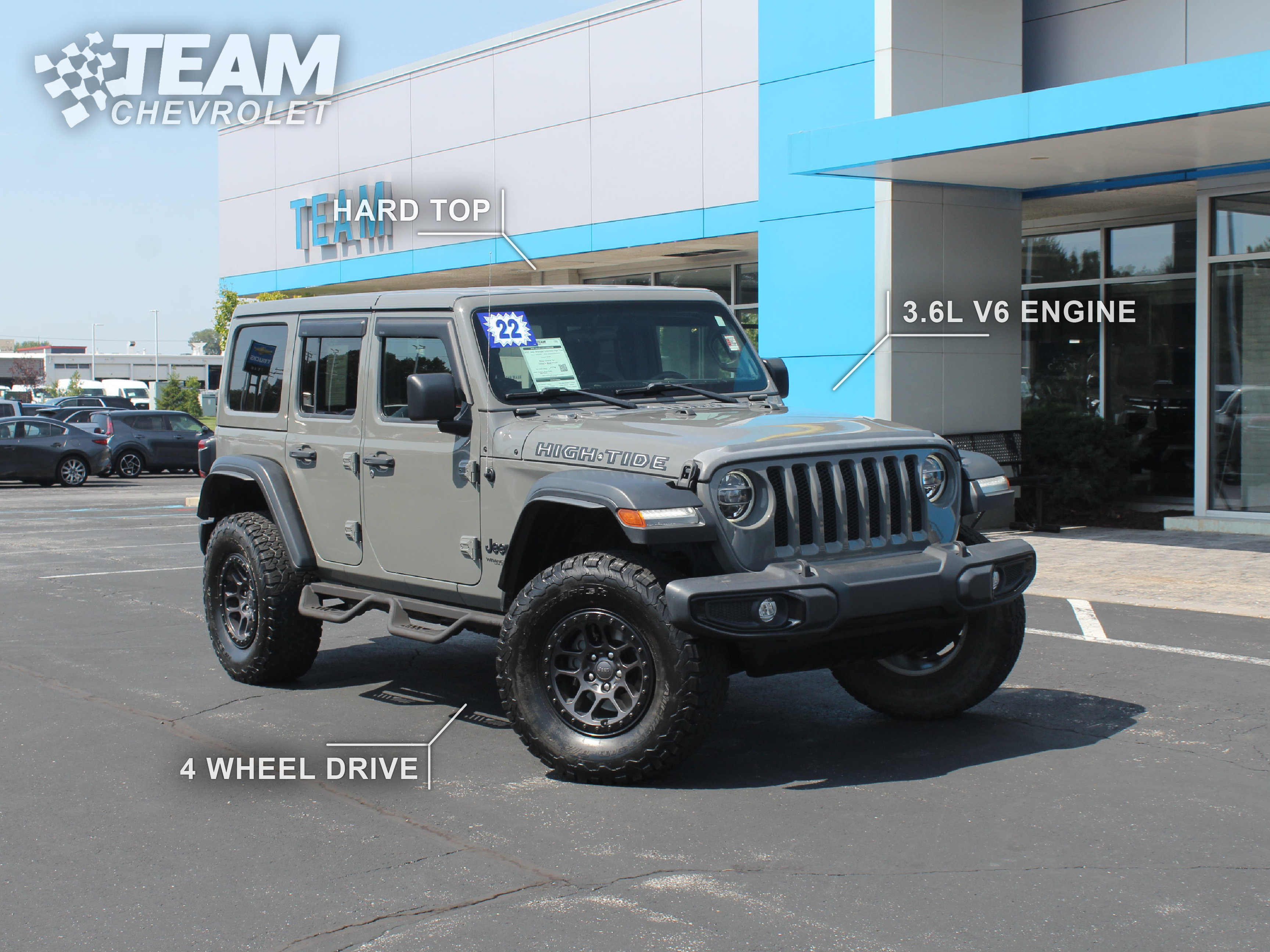 Used 2022 Jeep Wrangler Unlimited Sport AWD/4WD image 2