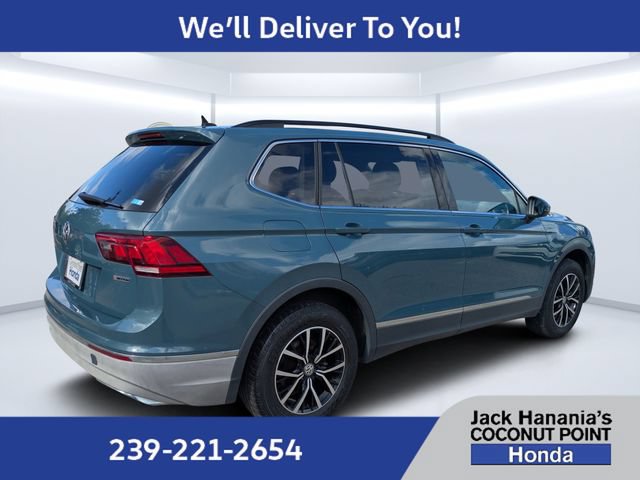 Used 2021 Volkswagen Tiguan SE w/ Panoramic Sunroof Package AWD/4WD image 3