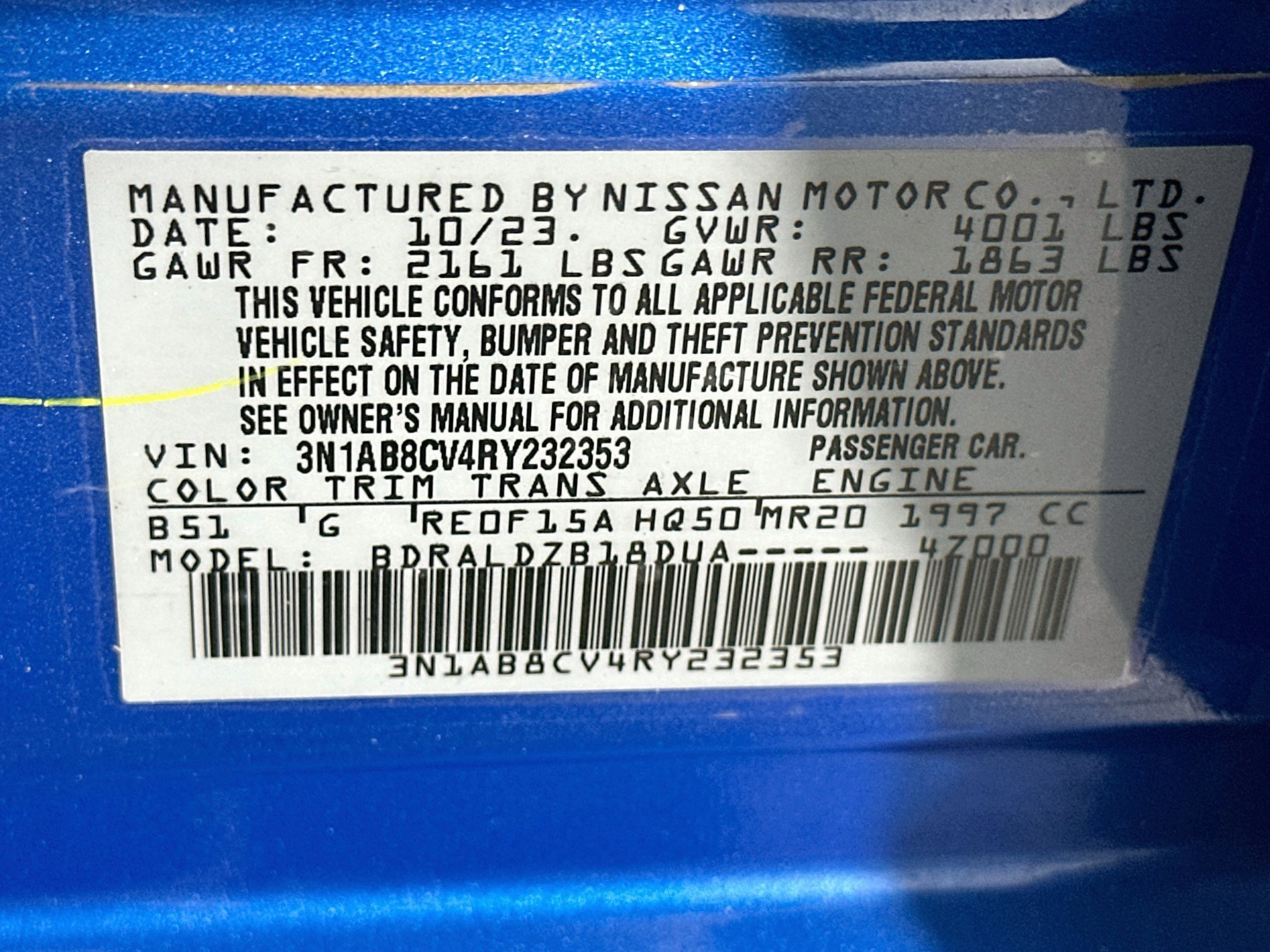 Used 2024 Nissan Sentra SV FWD image 12