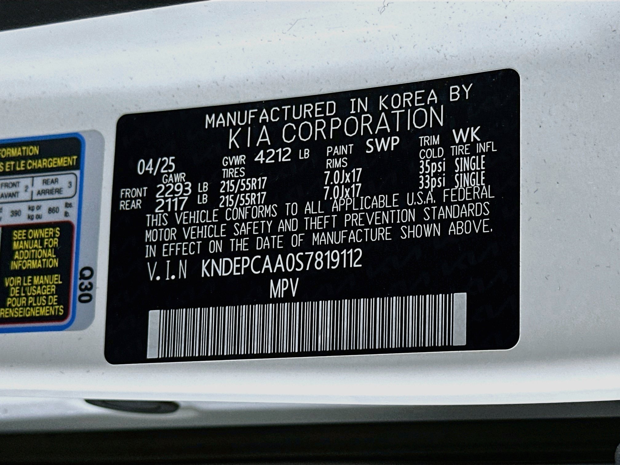 Used 2025 Kia Seltos LX AWD/4WD image 12