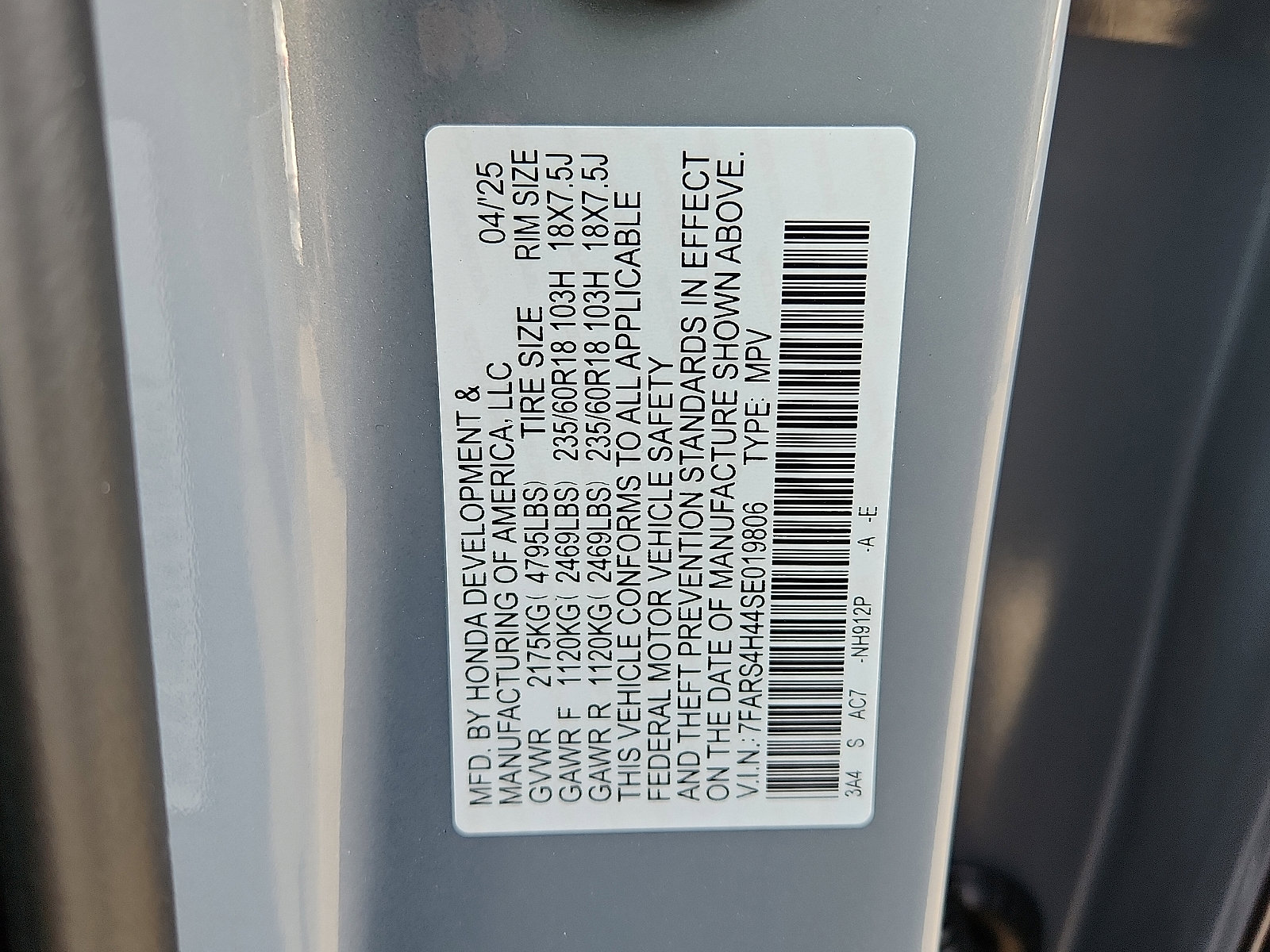 New 2025 Honda CR-V EX image 15