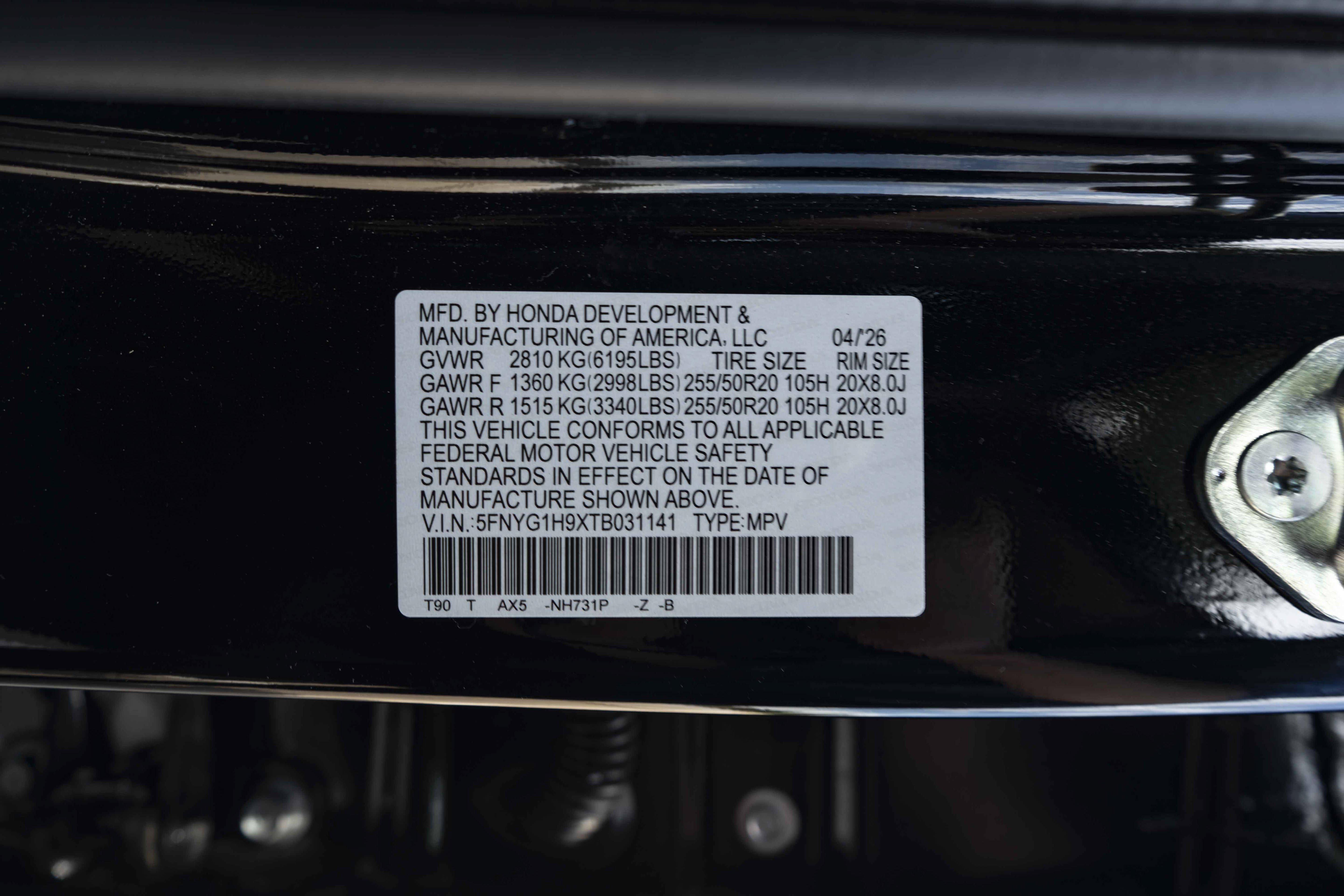 Used 2026 Honda Pilot Black Edition image 49