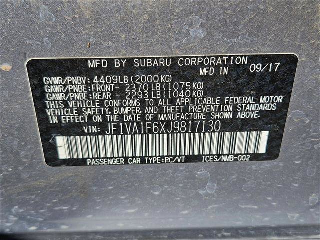 Used 2018 Subaru WRX Limited AWD/4WD image 14