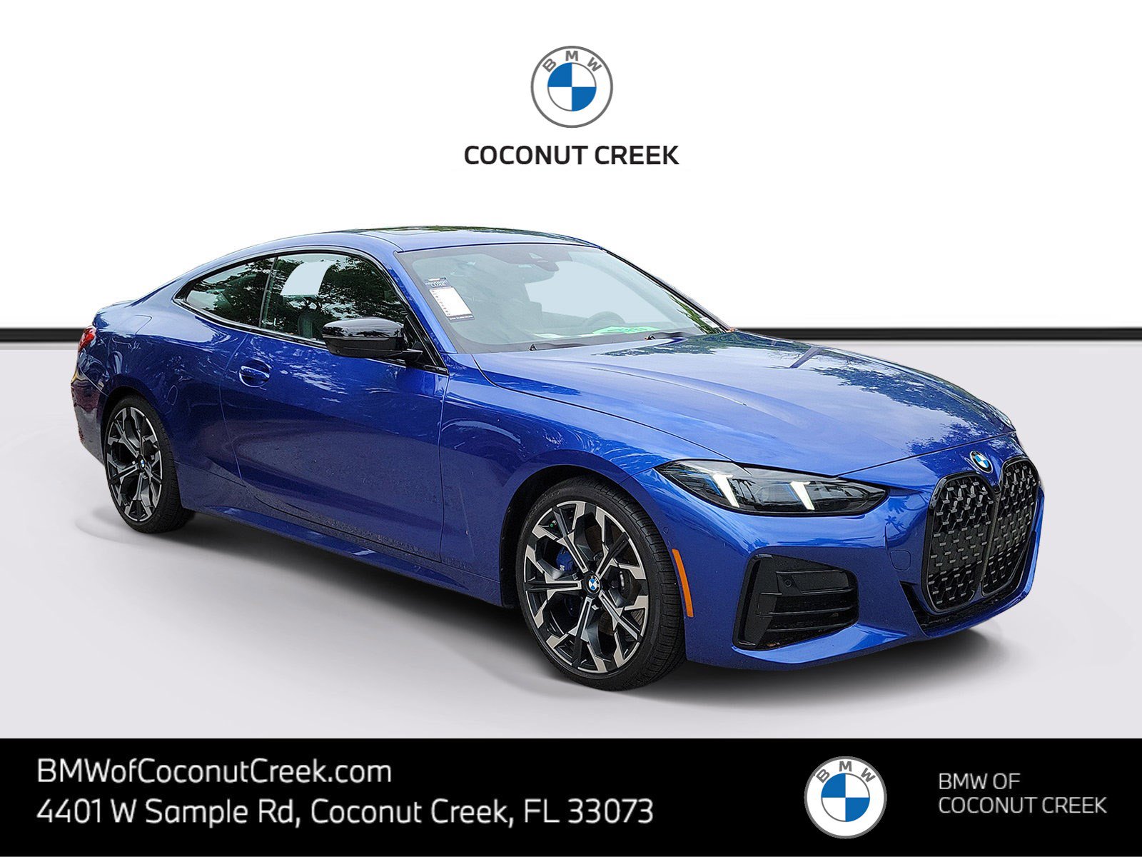 New 2025 BMW 430i Coupe w/ M Sport Package RWD image 1