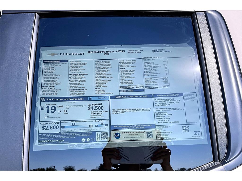 New 2026 Chevrolet Silverado 1500 Custom image 15